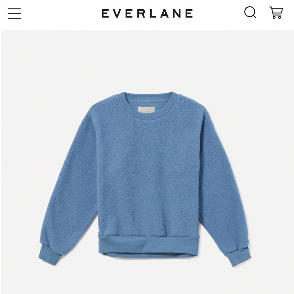 Everlane Renew Fleece Crewneck Sweatshirt
